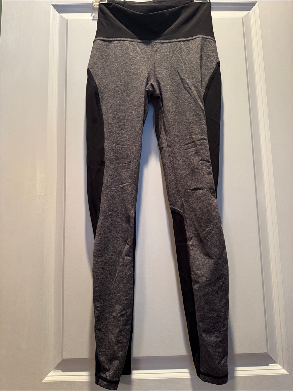 lululemon athletica High-Waist Leggings in Gray and Black